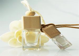 Quality Empty Glass Perfume Bottles Cosmetic Packaging Applied With Wooden Cap wholesale