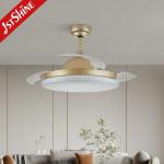 1stshine LED Ceiling Fan Pure Copper Motor Bright LED Soft Lighting Standard