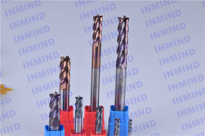 upto HRC65 6mm/8mm/10mm/12mm Corner Radius end mill ALCRONA Coating KFC K55 carbie rods Corner Rounding End mill
