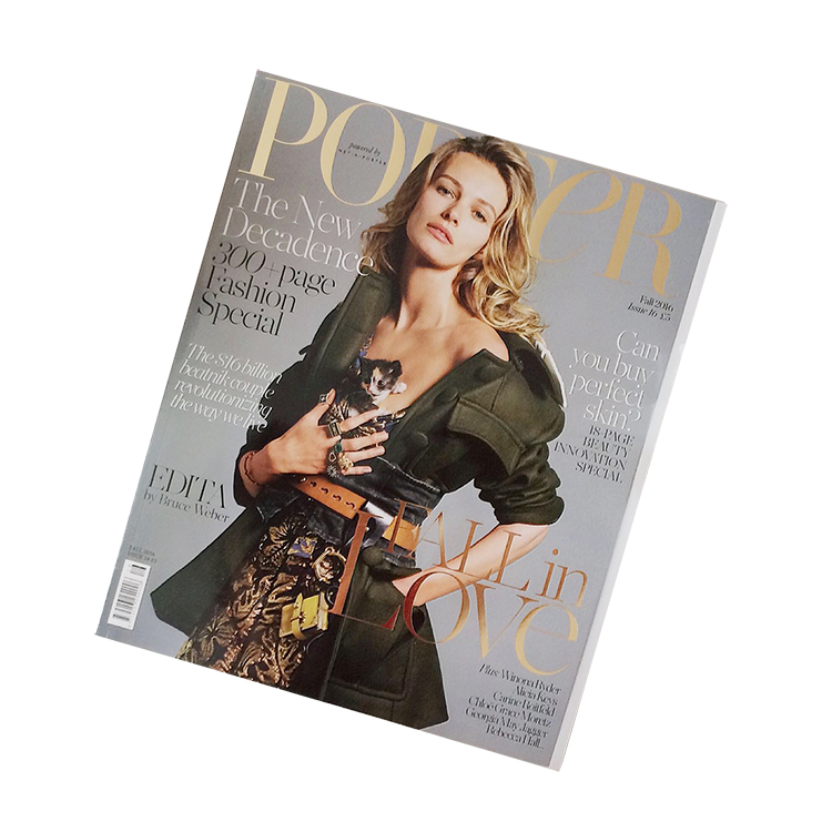 C2S Art Paper Magazine Book Printing Paper Back Porter Magazine Print