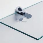 Fine Polished Edge Flat Tempered Safety Glass Shelf for Bathroom Decorative