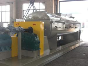 Quality Steam Foodstuff Carbon Black Paddle Dryer 3800*1420mm 4-6RPM wholesale