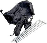 4.5x3m PU Coating Black 20D Nylon Camping Sun Shelter