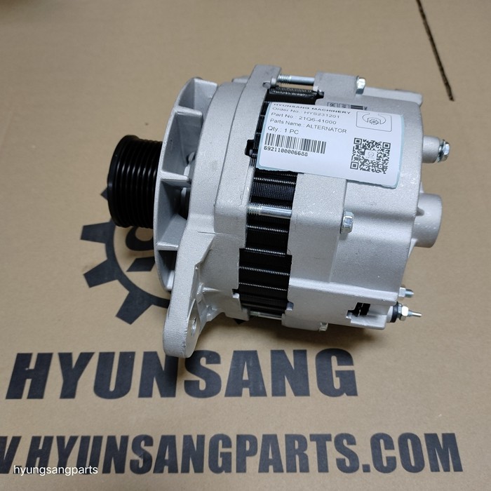 Crawler Excavator Parts Alternator 21Q6-41000 21Q6-42501 For R140LC-7 R250LC7