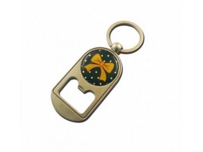 Cheap Custom Promotion Metal Print Logo Bottle Opener Key Ring,Custom die casting zinc alloy pearl nickle plating bottle opene for sale
