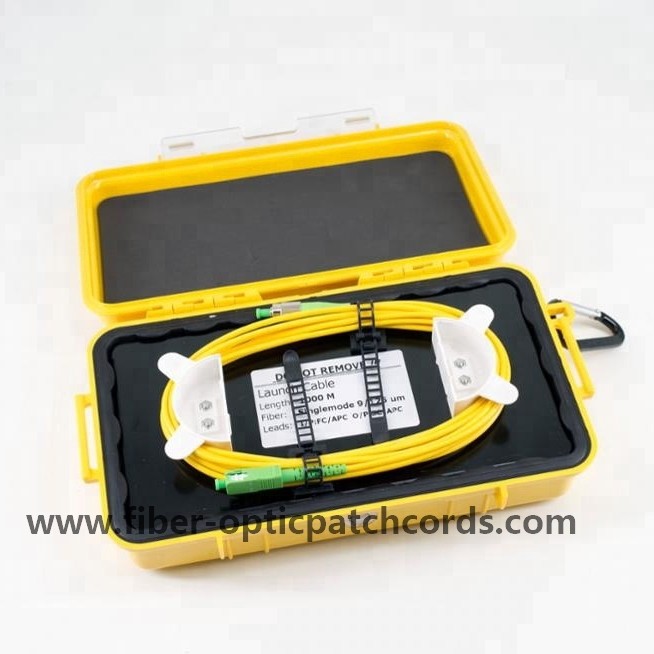 OTDR Launch Cable Box Waterproof OTDR Fiber Ring Box Dummy Fiber Single / Multi Mode