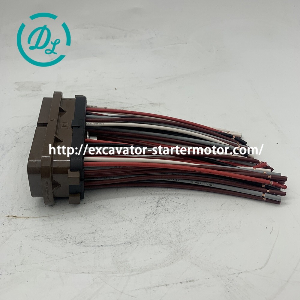 153-2630 163-6637 ECM Controller Plug Excavator Spare Parts 54 Pin