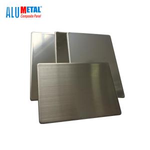 Quality Mold Proof 5000mm Stainless Steel Aluminium Plastic Composite Panel FEVE 1220mm AA1100 wholesale