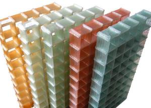 Quality Colourful Fiberglass Safety Grating Sand Blast For Waterproof Grille wholesale