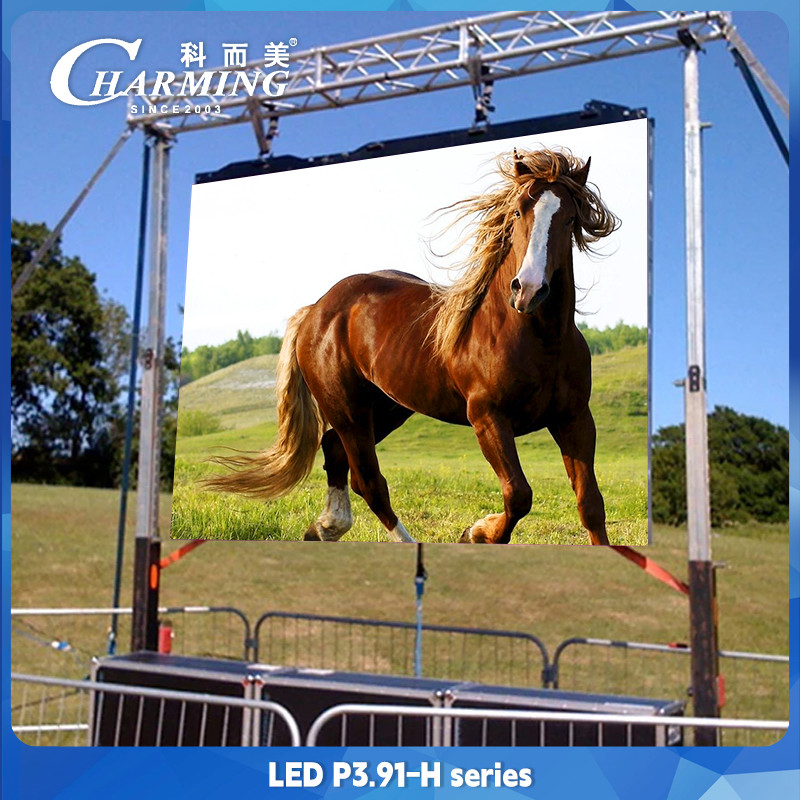 Outdoor P3.91 LED Video Wall Display 3840Hz Aluminum Alloy H Series