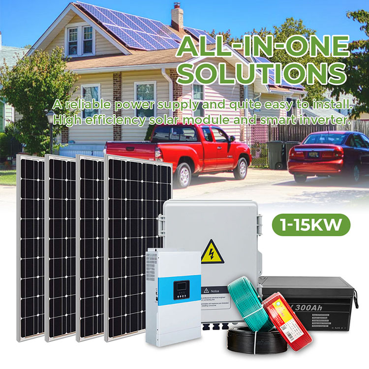 Smart Solar Power Panel Kit 15Kw Off Grid Hybrid Inverter Power Supply