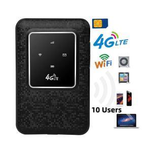 Quality 150Mbps 10Users WPS 2.4g Sim Card Slot 4g Lte Wifi Pocket Hotspot Router With Battery wholesale