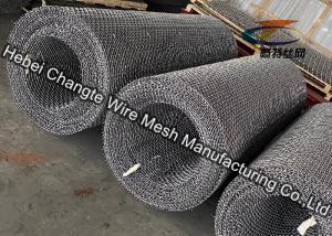 Quality 65 Mn Lock Crimped 0.8mm Dia Woven Mesh Screen wholesale