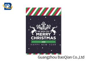 Quality Pretty 3D Lenticular Christmas Cards , Custom Lenticular Business Cards wholesale