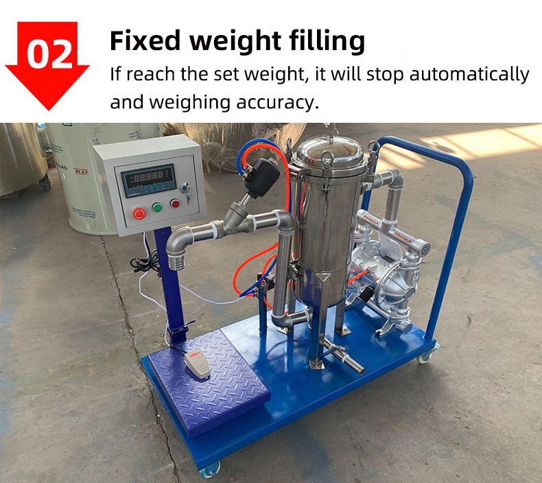 Pump Core Components Weighting Liquid Filling Machine for Paint Coating Latex Paint