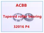 32016 P4 Tapered Roller Bearing 3000RPM-4000RPM