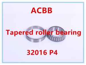 Quality 32016 P4 Tapered Roller Bearing 3000RPM-4000RPM wholesale