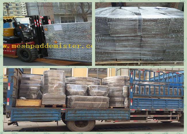 Cy 700 Type Wire Mesh Structured Packing Dn 800 Mm * 12000 Mm Height