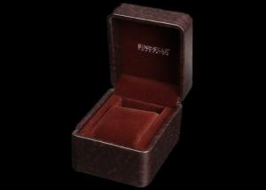 Quality Plastic + PU Handmade Leather Watch Box Custom LOGO Printing High - Grade wholesale