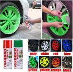 400ML Green Rubber Coat Spray Paint , Exterior Blue.green ,red Plasti Dip Wheel