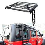 Universal 4x4 Offroad Accessories Jeep Wrangler JL Roof Rack Mounted Side Ladder