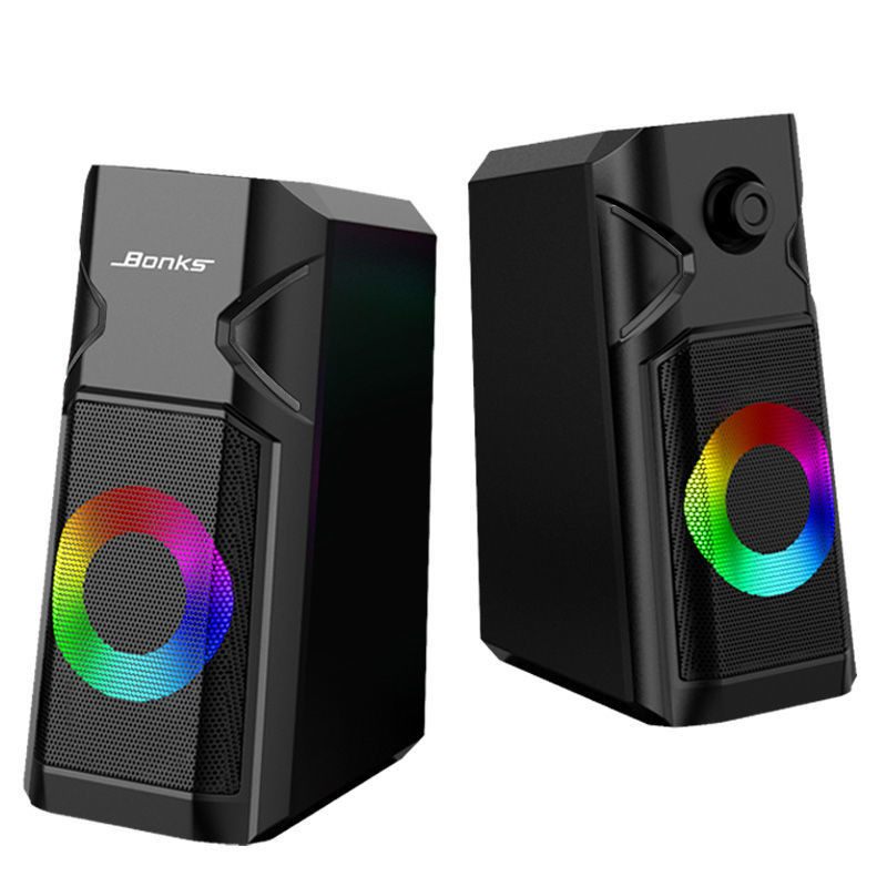 RGB Gaming Computer Speaker USB Laptop Small Audio Super Volume Desktop Subwoofers