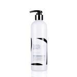 420ml White Round Shampoo Bottle With Aluminum 2cc Pump Dispenser
