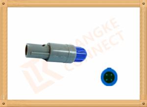 Quality 4 Pin Circular Connector Plastic Male Plug Gray Color Plastic Circular Connectors wholesale