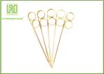 Novelty Bamboo BBQ Sticks Food Grade Wooden Cocktail Picks For Fruit