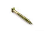 Yellow Zinc Plated Mild Steel Square Head Concrete Nails Screws
