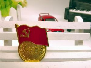 Quality Die Casting Metal Brooch Pin , communist enamel pin Zinc alloy wholesale