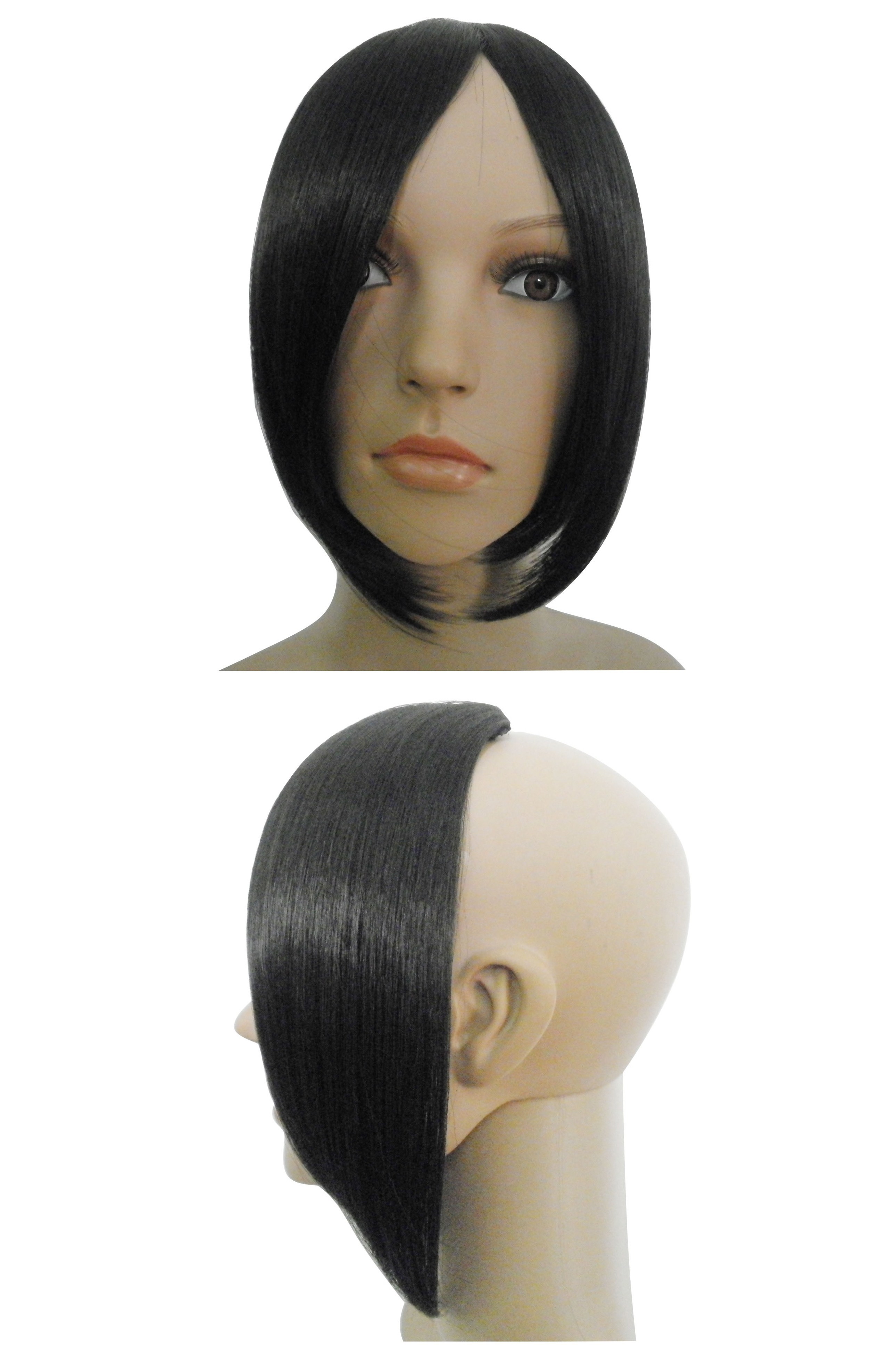 Silky Straight Synthetic Hair Pieces , Synthetic Hair Closure Hair Wavy For Black Women