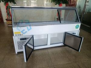 Quality 2C - 8C Seafood Deli Display Freezer Refrigerated Deli Case wholesale