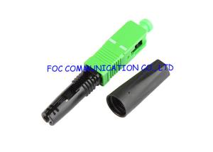 Quality SC APC Field Assembly Optical Fiber Fast Connector SM Pre Polished wholesale