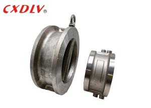 Quality DN150 EPDM Seat Wafer Type Check Valve Dual Plate Pipe Double Disc Door wholesale