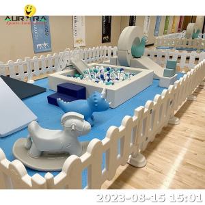 Quality White Fence Soft Play Outdoor Soft Play Equipment Indoor Small Area For Party Rental wholesale