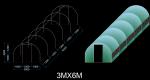 Single Span Plastic Tunnel Strawberry Greenhouse With 150 Micron Film