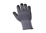 13G Nylon Knitted Black Nitrile Coated Hand Gloves Resistant Abrasion
