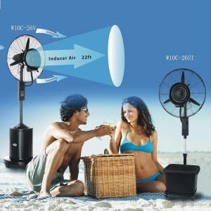 Quality high pressure nozzle misting fan for outdoor use wholesale