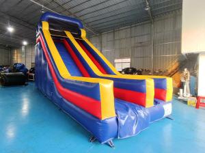 Quality Commercial 0.55mm Pvc Tarpaulin Giant Inflatable Slides Outdoor Inflatable Water Slides Castle For Kids And Adults wholesale