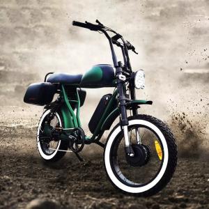 Quality 20 Inch Dual Motor Electric Bicycle 7 Speed Full Color Display Fat Tyre Electric Bike wholesale