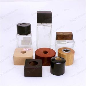 Quality Wooden Scraw Cap, Wooden lid for diffuser bottle wholesale