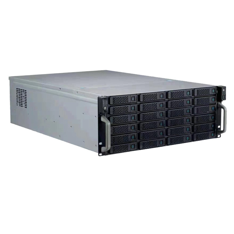 24 Hot-swappable Hard Disks in a 4U Gpu Server Case The Perfect Combination for Data Storage