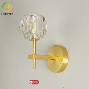 Quality Metal Nordic Crystal Wall Lamp For Aisle Luxury Modern Decorative wholesale
