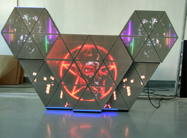 P5 Full Color LED Dj Booth With Multi Screens / Adjustable Brightness For Bar Club