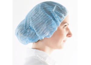Quality Non Woven Fabrics Blue Medical Head Cap Disposable Bouffant Caps Soft wholesale