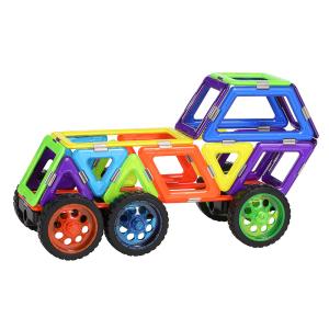 Quality Toddler Activities Magnetic Toy Vehicles Extended Jeep Magnetic Blocks Car wholesale