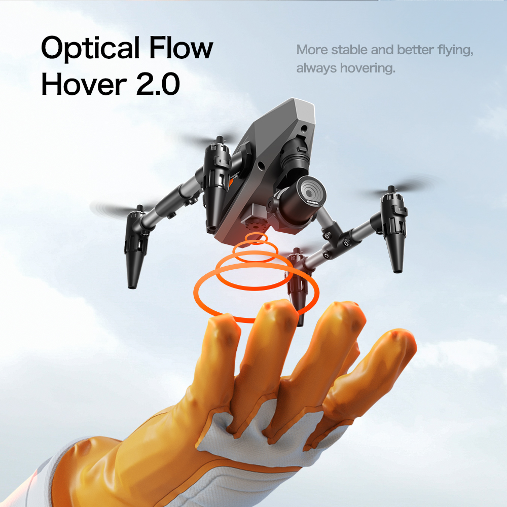 HUGTEC XD1 4k Camera Folding Mini Drone Pro Dual Headless Mode 45 mins Charging Time for Incredible Performance