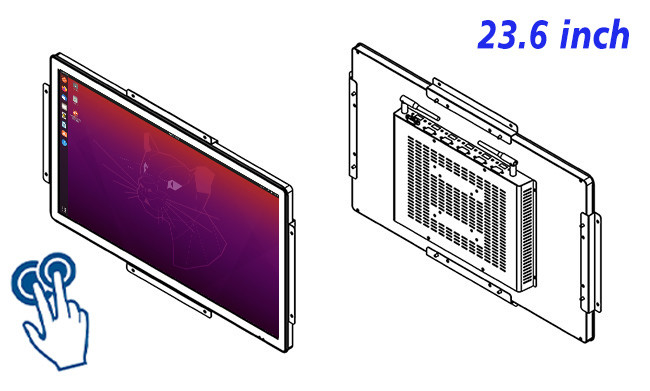 23.6-Inch Linux Interactive Device for Energy Monitoring, Smart City Solutions, Retail Management Interfaces, and Logistics Systems