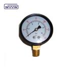 OEM 50mm Diameter 0-15 PSI 0-1 Bar 1/4 NPT Pressure Gauges